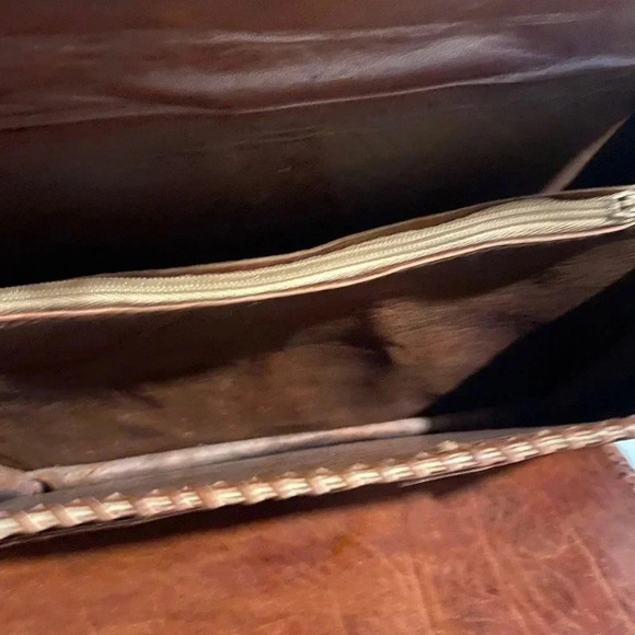 Handmade unisex crocodile clutch  wristlet bag - Picture 7 of 12